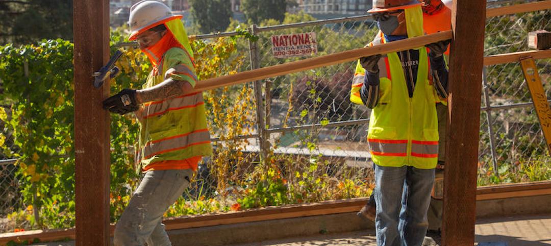 Construction workers at a jobsite