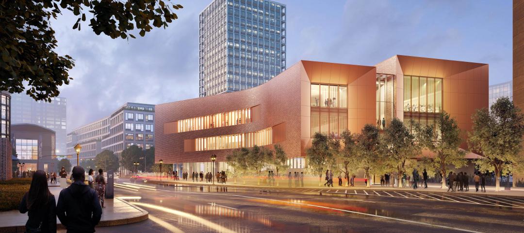 Cooperman Family Arts Education and Community Center. View north on Mulberry Street. © Weiss/Manfredi | Photo courtesy of NJPAC