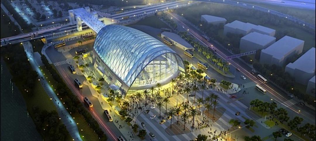 The Anaheim (Calif.) Regional Transportation Intermodal Center, designed by HOK,