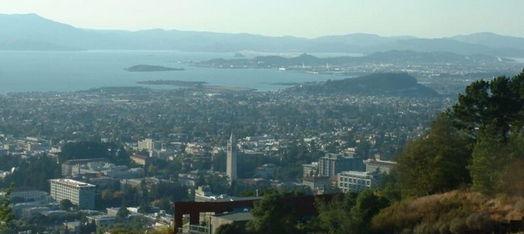 View of Berkeley and Bay from Claremont Canyon. Photo: Urban via Wikimedia Commo