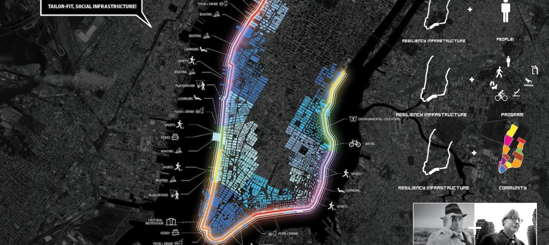 The Big U is one of six resiliency proposals moving forward. Renderings courtesy