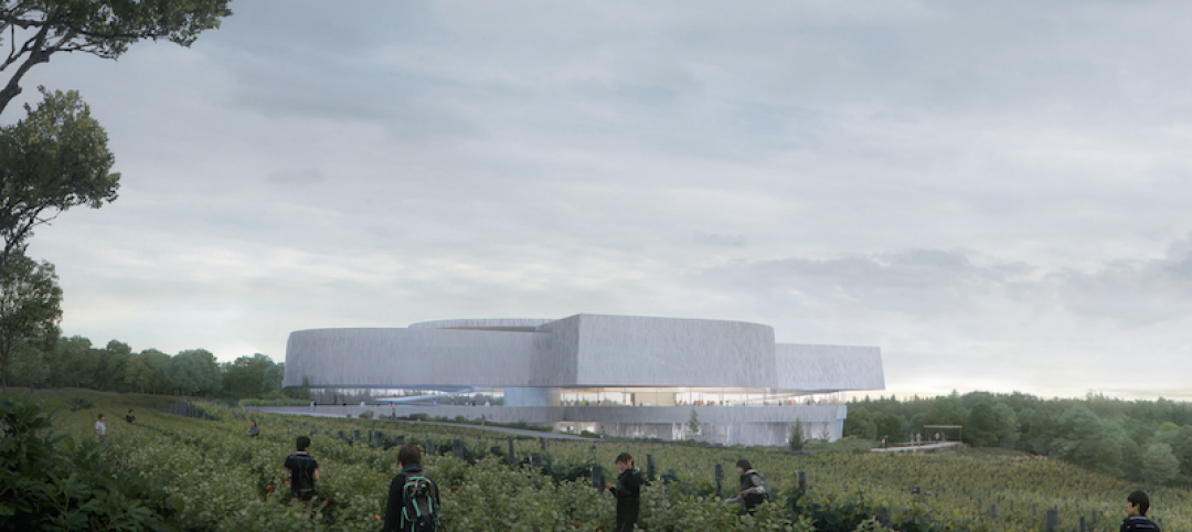 The Challenge Museum surrounded by farmland