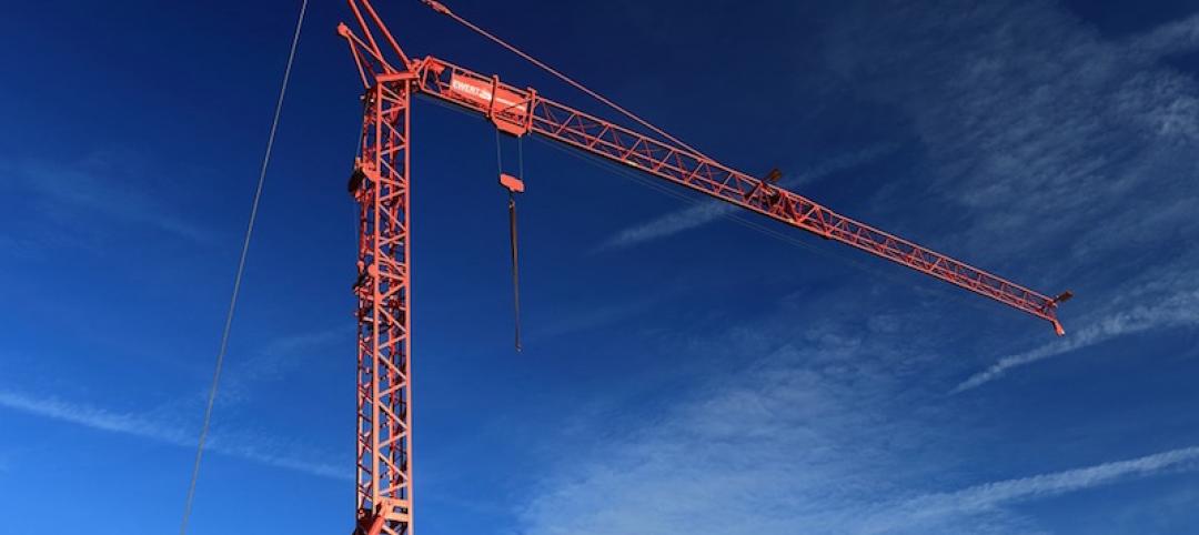 A construction crane