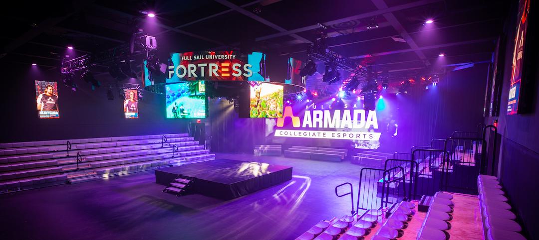 FUll Sail University's Fortress eSports arena