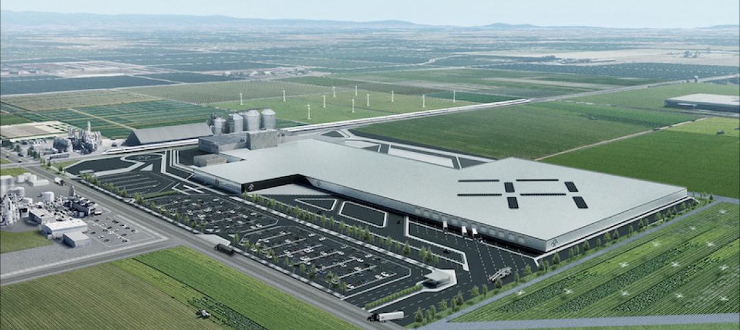 Faraday Future's hanford EV facility