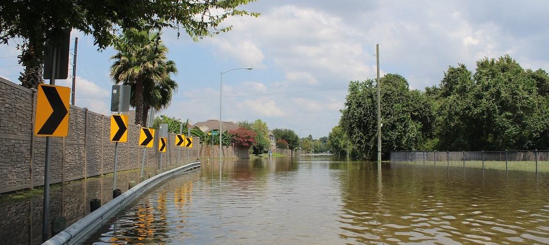 Flooded street