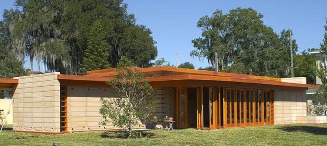 Originally designed as faculty housing, the Usonian house will be part of the Sh