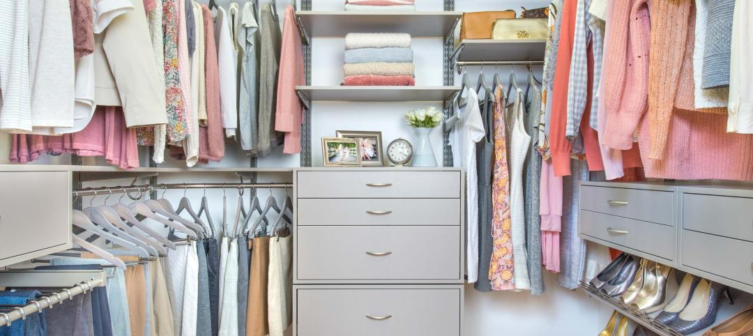 Freedom Rail Century Gray closet system from Organized Living