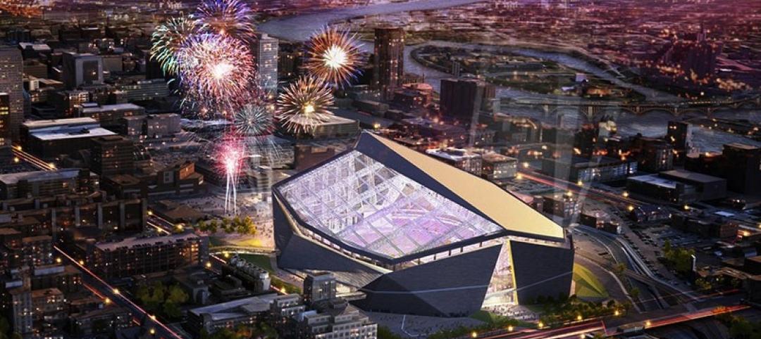 High tech material makes Minnesota Vikings' new stadium's roof light and strong