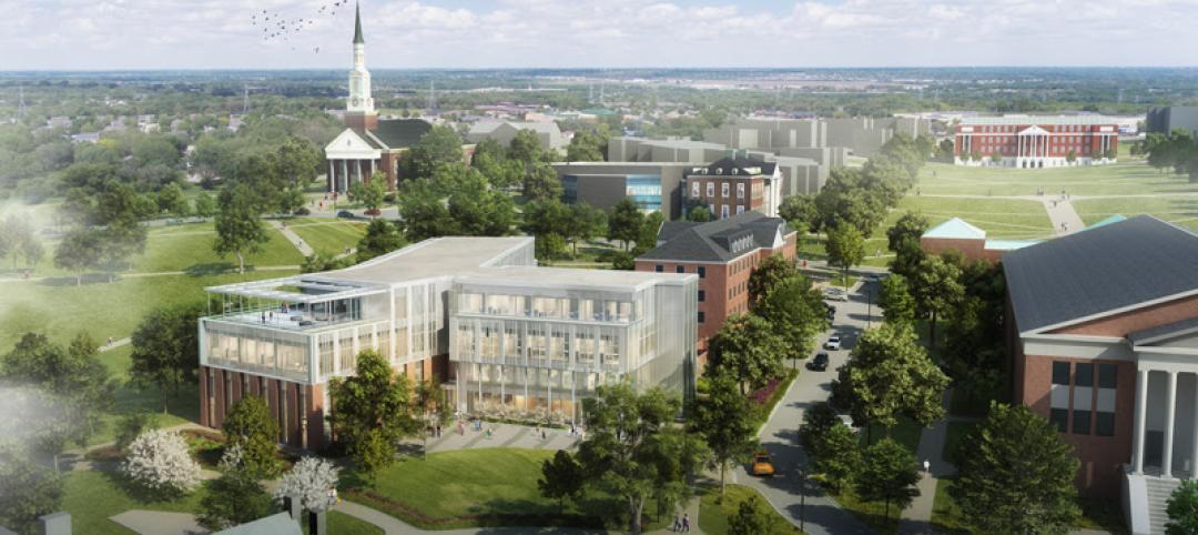 School of Public Policy aerial UMD campus