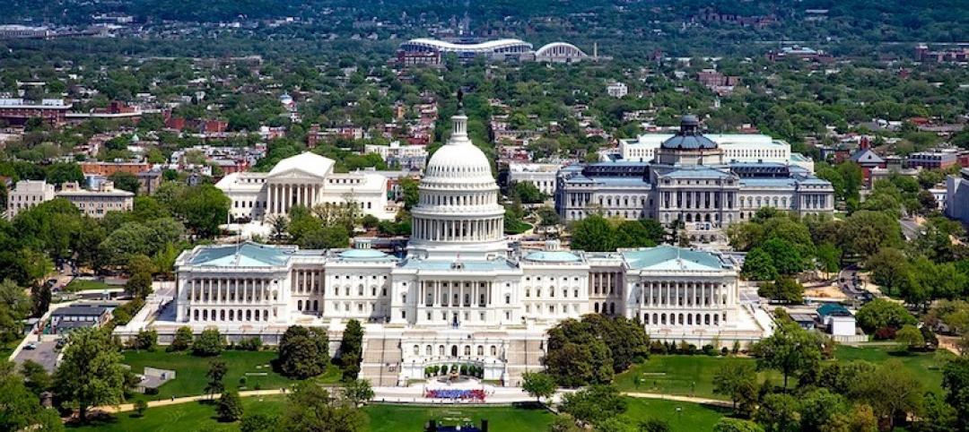 Aerial view of Washington, D.C.