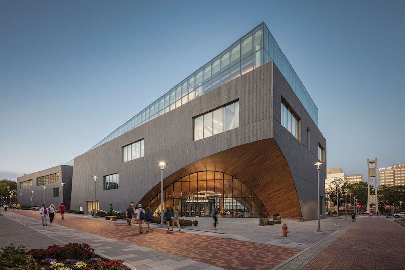 Charles Library Exterior main entrance