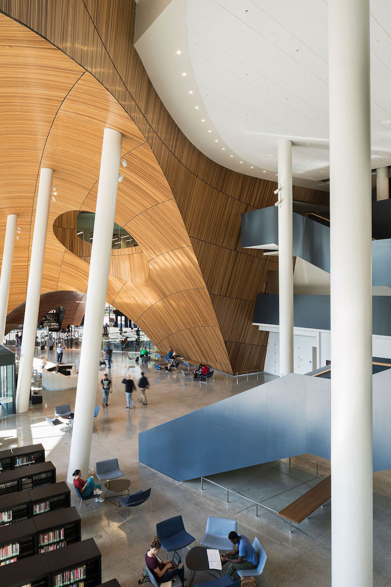 Charles Library atrium space